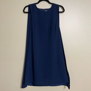 Trina‎ Turk Women's navy blue Cape Dress size 6